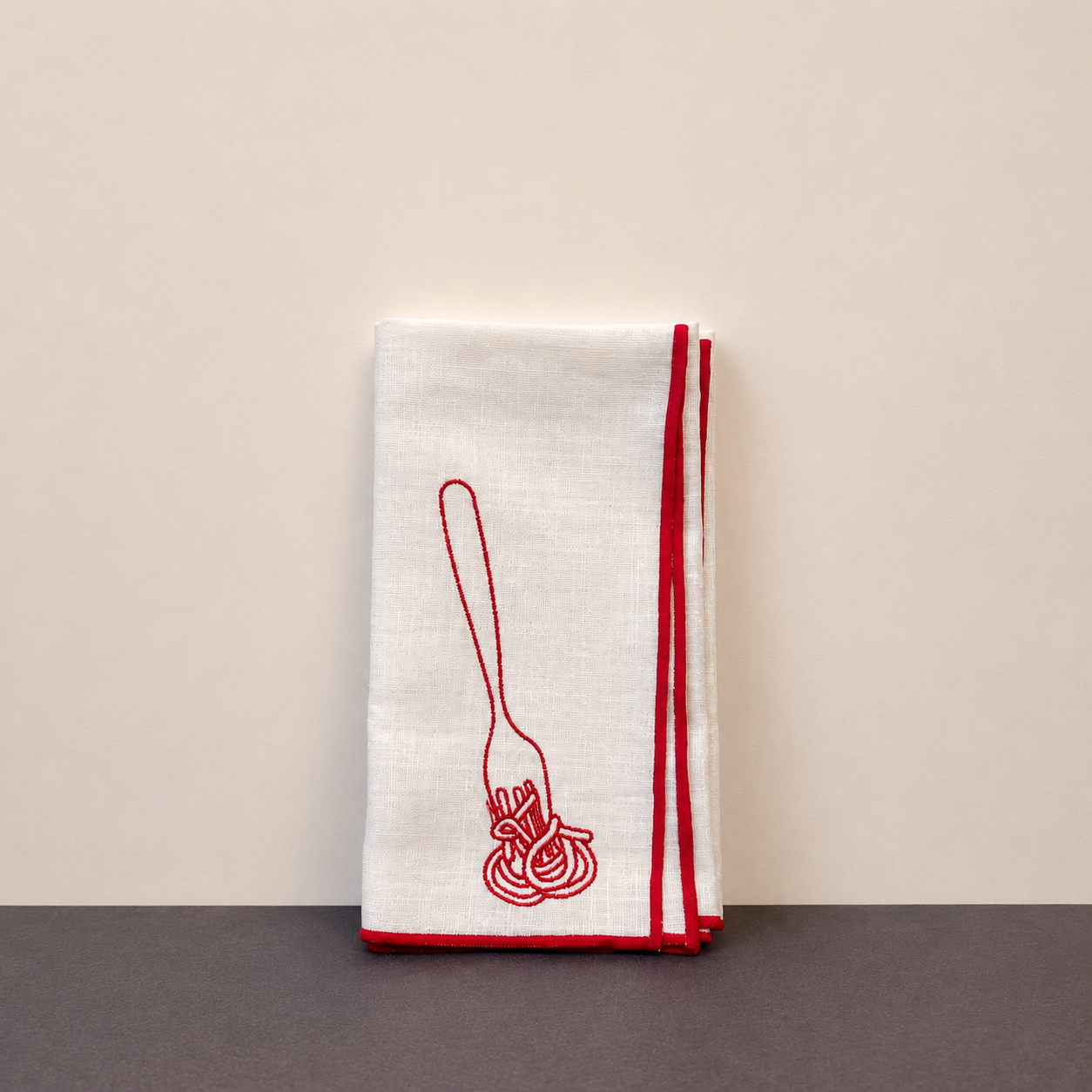 Linen Blend Napkins | Spaghetti | Set of 2
