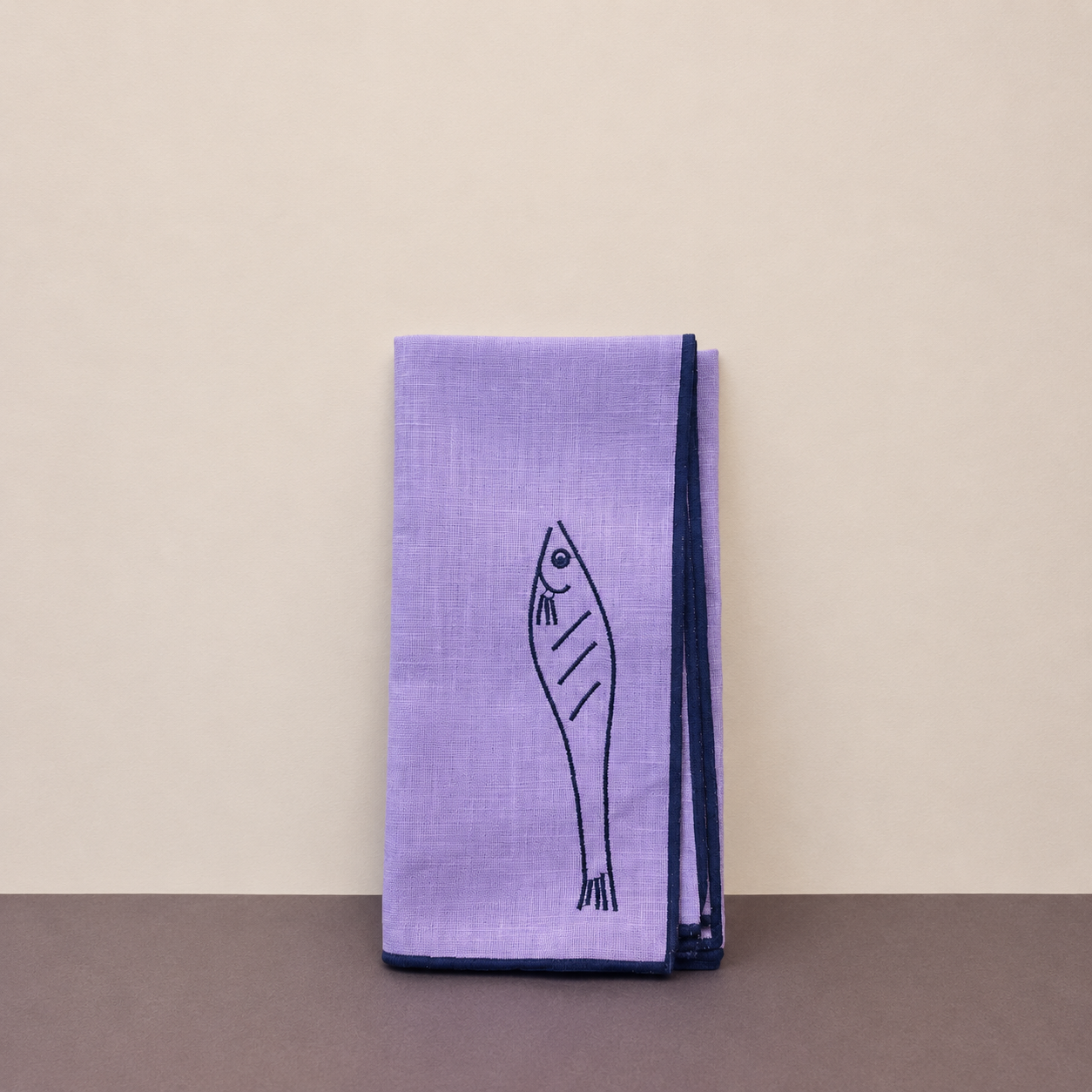 Linen Blend Napkins | Fish | Set of 2