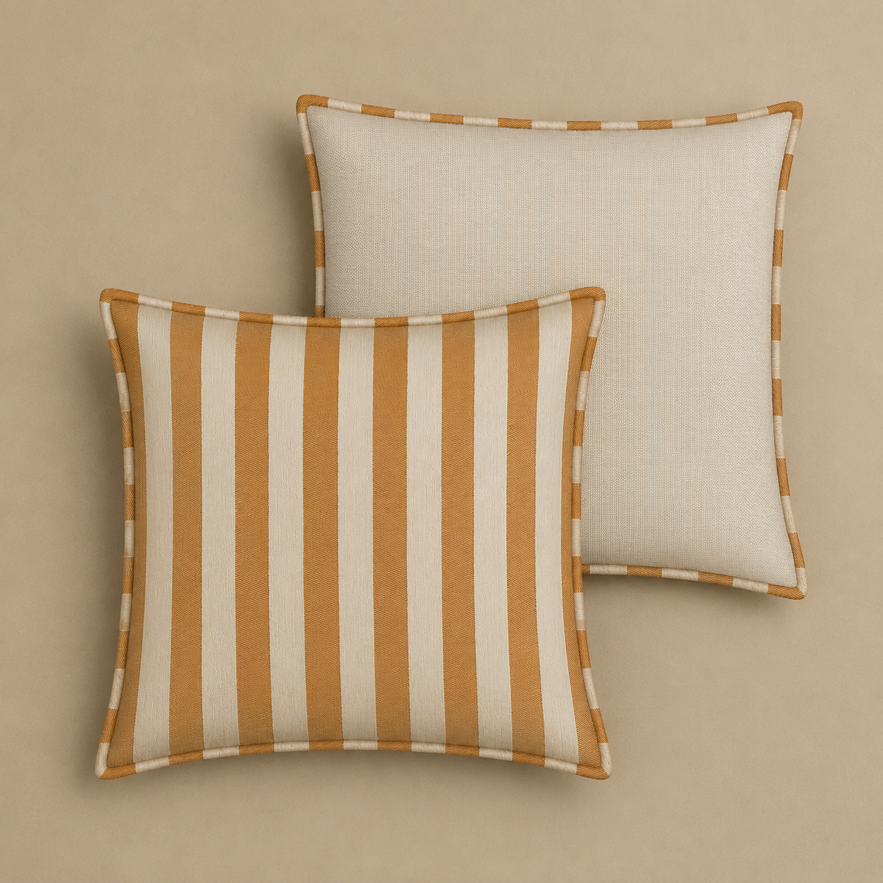 Cushion | Jackie Caramel & Ecru