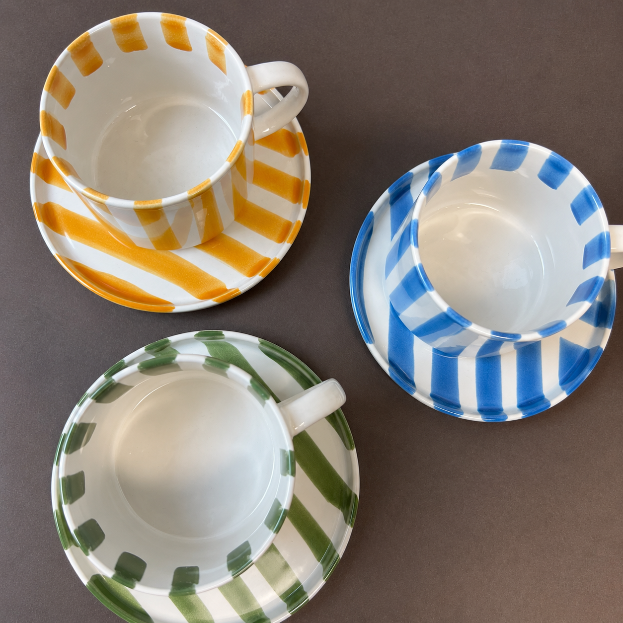 Monica Cup & Saucer | Green